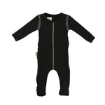 Embroidered Stitch Footie - Maniere