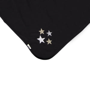 Embroidered Star Blanket Maniere Accessories Black 