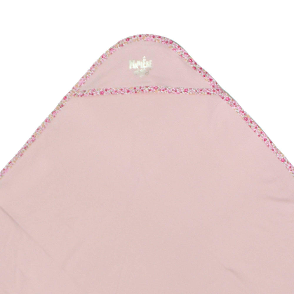 Floral Trim Blanket Baby Blanket Maniere Accessories Soft Pink 