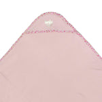 Floral Trim Blanket Baby Blanket Maniere Accessories Soft Pink 