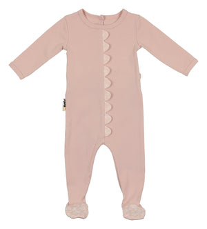 FLORAL SCALLOPED FOOTIE - Maniere
