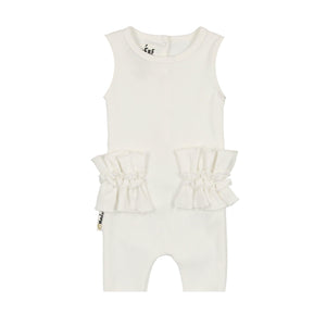 
            
                Load image into Gallery viewer, Frilled Waist Romper - Maniere
            
        