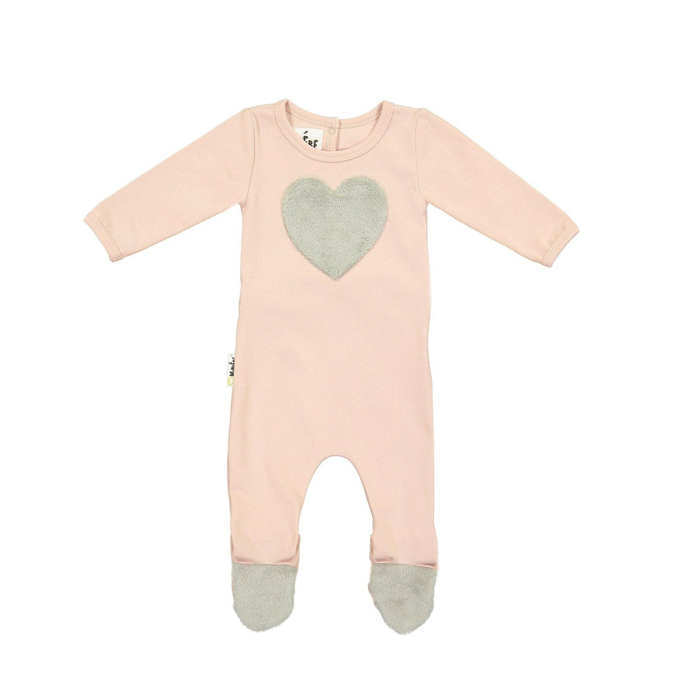 
            
                Load image into Gallery viewer, Fur Patch Footie Maniere Accessories 3 Months Soft Pink 
            
        
