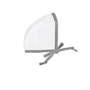 
            
                Load image into Gallery viewer, Gingham Wrap Bonnet - Maniere
            
        