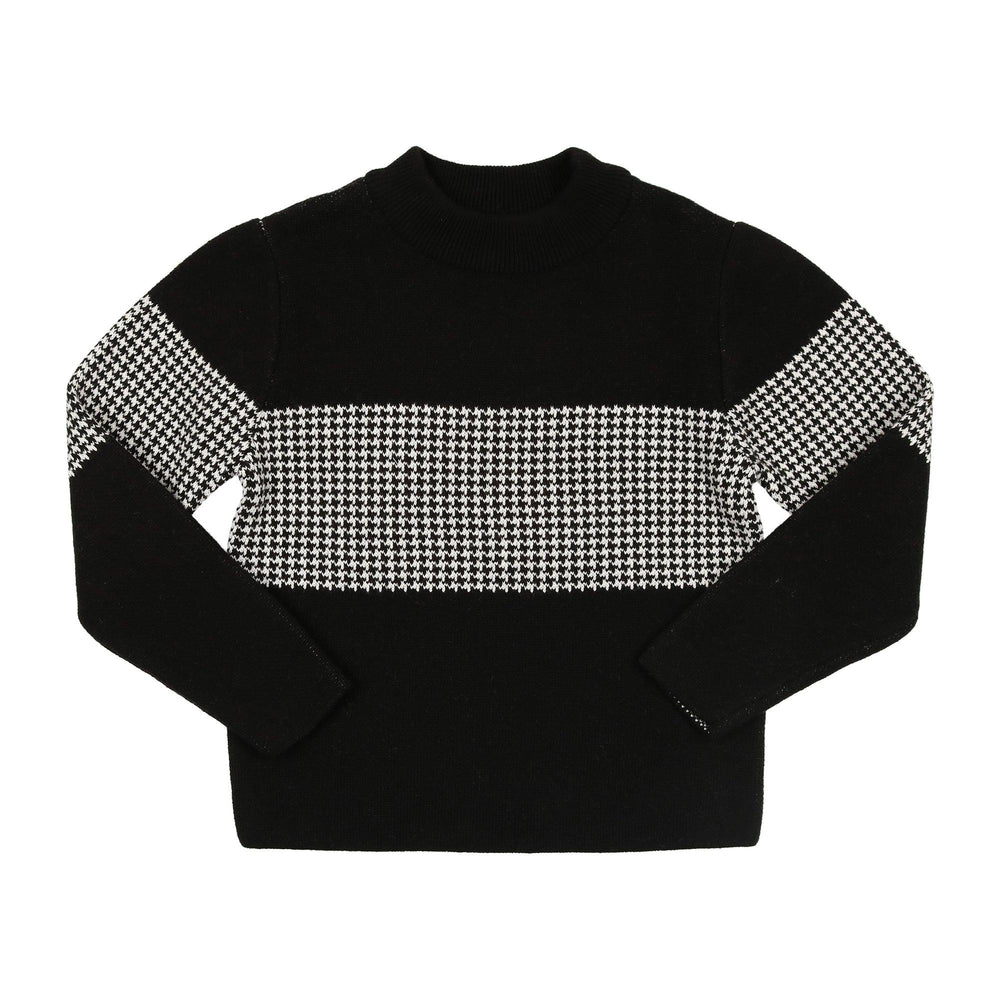 NooVel, Houndstooth Boys Knit Sweater - Maniere