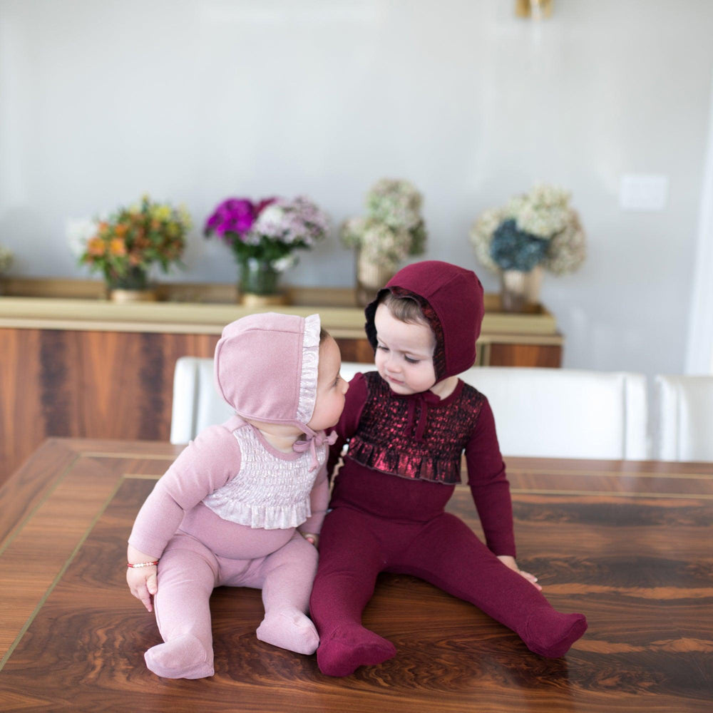 Sparkle Smocked Bonnet - Maniere