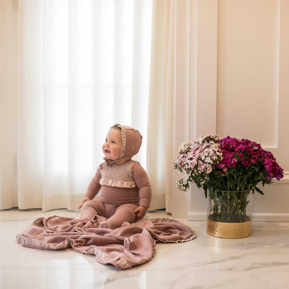 Sparkle Smocked Bonnet - Maniere
