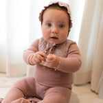 Sparkle Smocked Footie - maniere