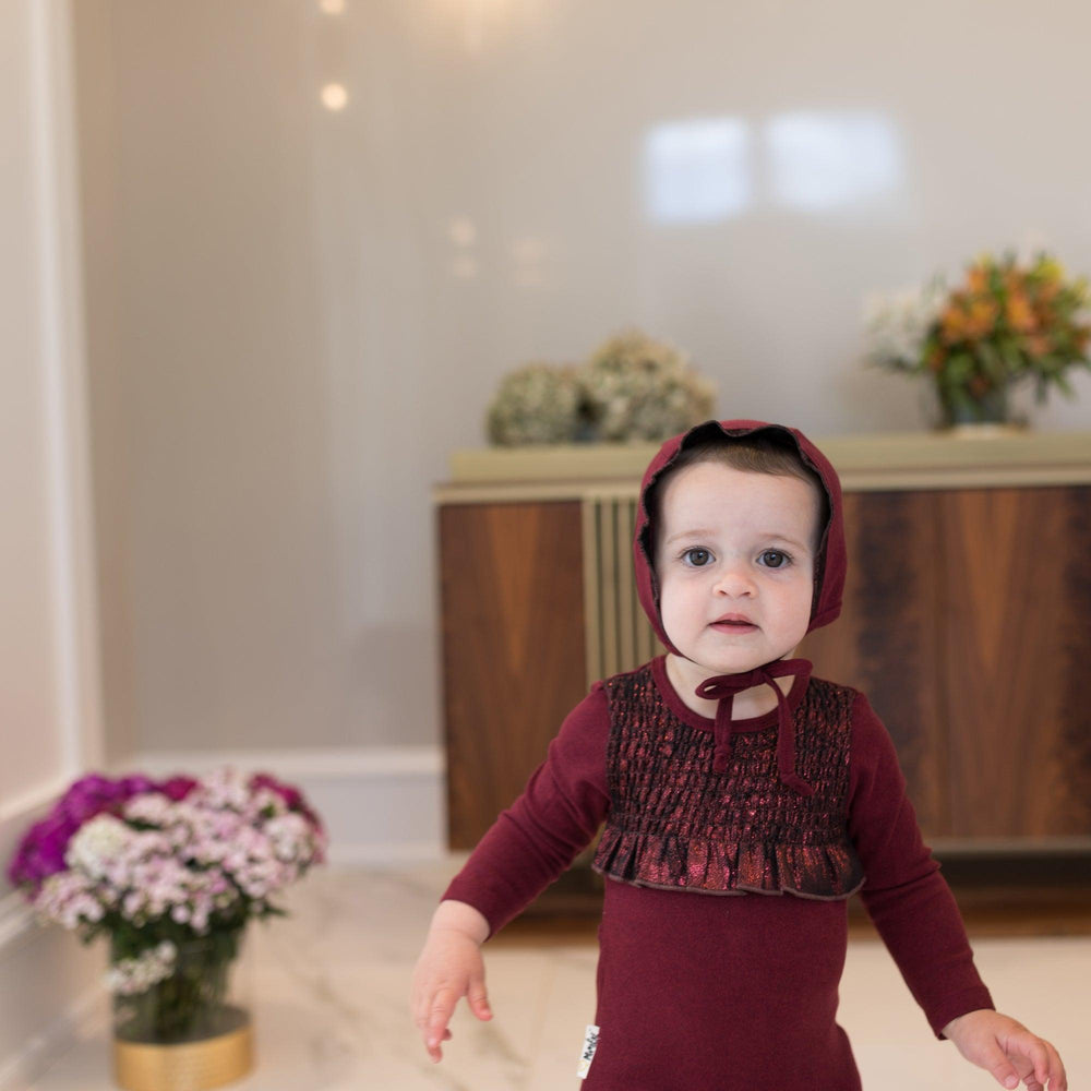 Sparkle Smocked Footie - maniere