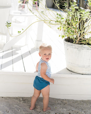 
            
                Load image into Gallery viewer, Boys Striped Top with Bloomer - Maniere
            
        