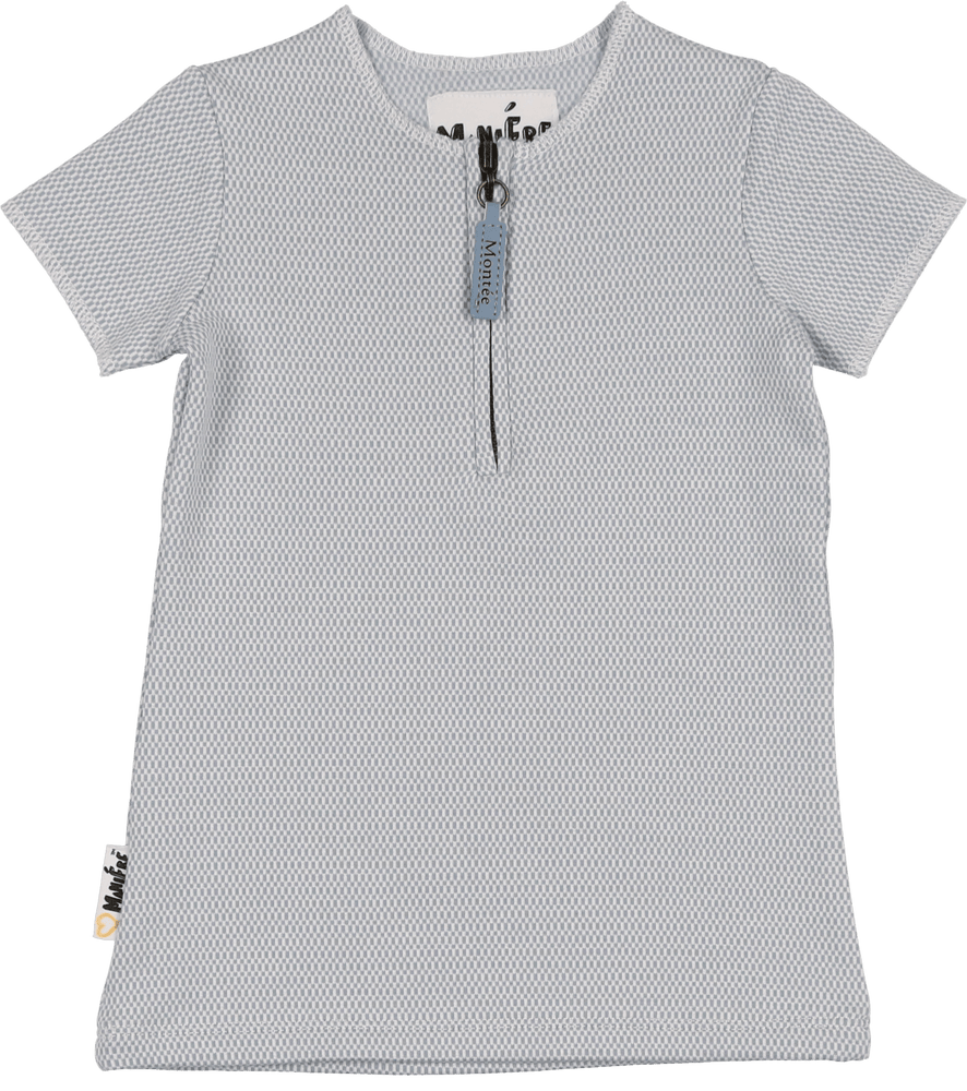 MicroGrid Patterned Short Sleeves Shirt - Maniere