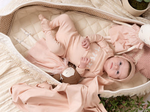 Smocked Bow Footie