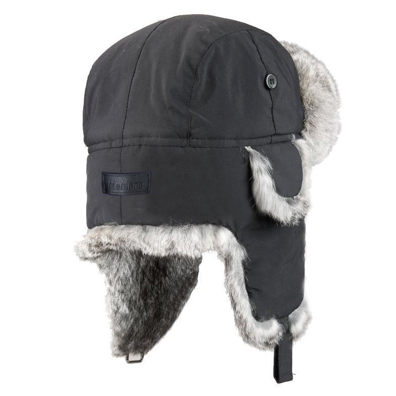 Boys Aviator Style Hat with Rabbit Fur Premium Fur Manière 