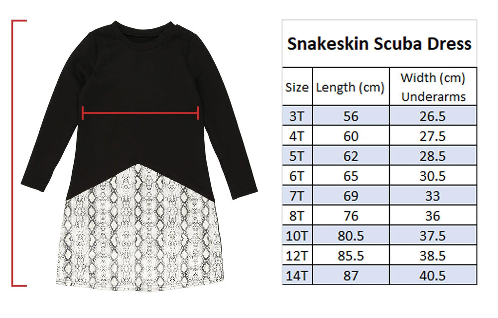 Snakeskin Scuba Dress - Maniere