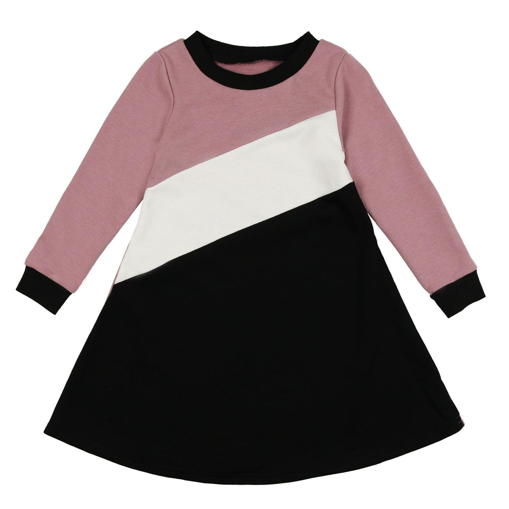 Tricolor French Terry Dress - Maniere