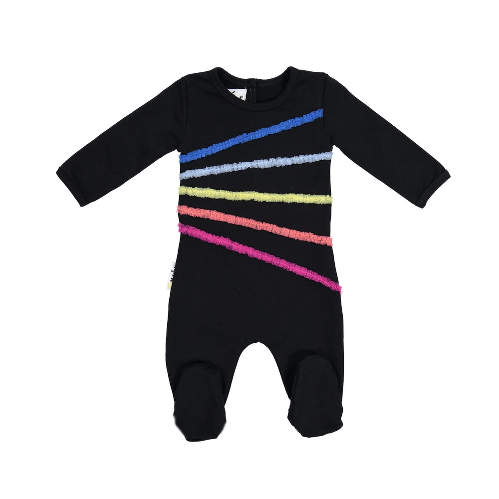 Rainbow Tulle Footie Maniere Accessories Black 3 Month 