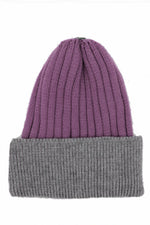 Ribbed Flat Wool Blend Hat with Choice Of Pom - Maniere