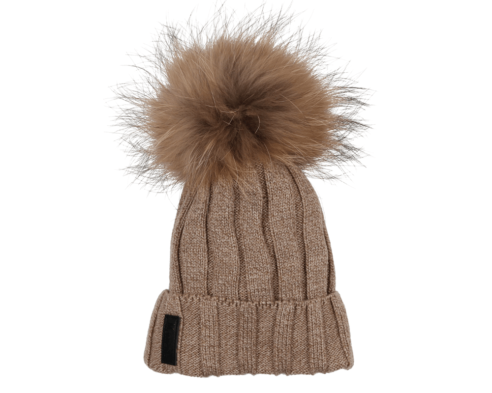 
            
                Load image into Gallery viewer, Ribbed Merino Wool Hat - Maniere
            
        