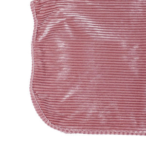 Ribbed Velvet Blanket Baby Blanket Maniere Accessories Rose 