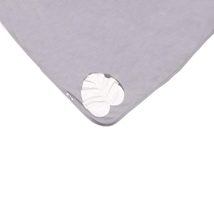 Ruched Heart Blanket Maniere Accessories Grey 
