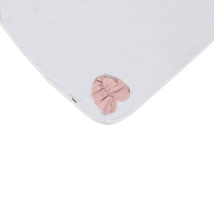 Ruched Heart Blanket Maniere Accessories White 