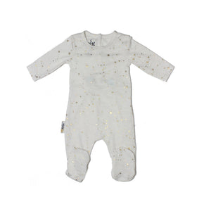 Star Embellished Footie Baby Footies Maniere Accessories White 3 Months 