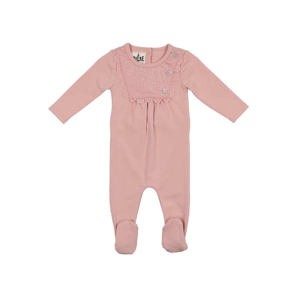 Scalloped Bib Footie - Maniere