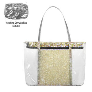 
            
                Load image into Gallery viewer, Sparkle Beach Bag Bags Maniere Accessories Silver 
            
        