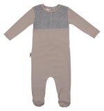 Boys Speckled Smocked Footie - Maniere