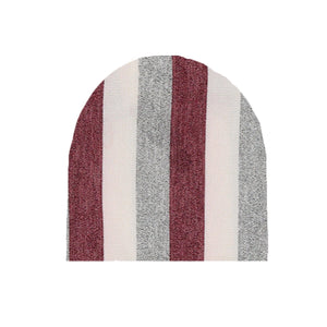 
            
                Load image into Gallery viewer, Striped Sweater Knit Beanie - Maniere
            
        