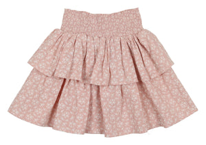 Textured Floral Skirt - Maniere