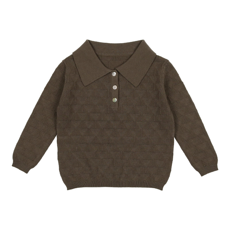 Textured Triangle Sweater