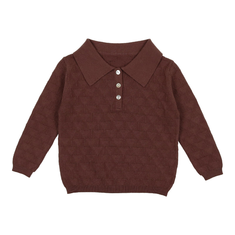 Textured Triangle Sweater