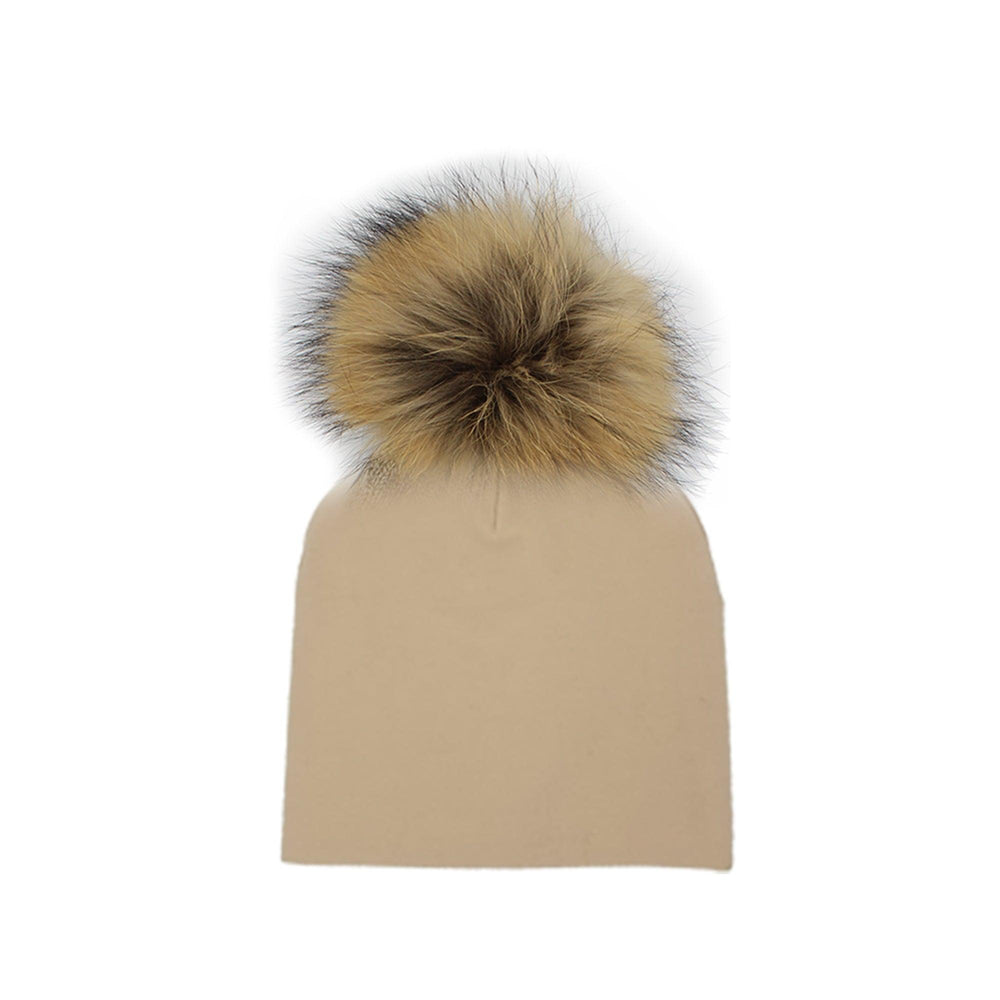 
            
                Load image into Gallery viewer, Triangle Print Beanie w/ Matching Pom - Maniere
            
        