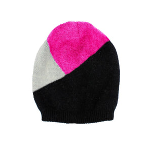 
            
                Load image into Gallery viewer, Triangle Color Block Hat Winter Hat Manière 
            
        