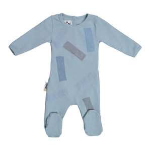 
            
                Load image into Gallery viewer, Tulle Patch Footie Maniere Accessories Blue 3 Month 
            
        