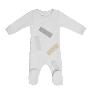 Tulle Patch Footie Maniere Accessories White 3 Month 