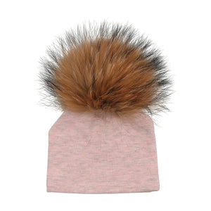 Velour Henley Beanie W/ Pom
