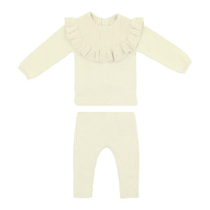 
            
                Load image into Gallery viewer, NooVel, Yoke Collar Knit Two Piece Set - Maniere
            
        