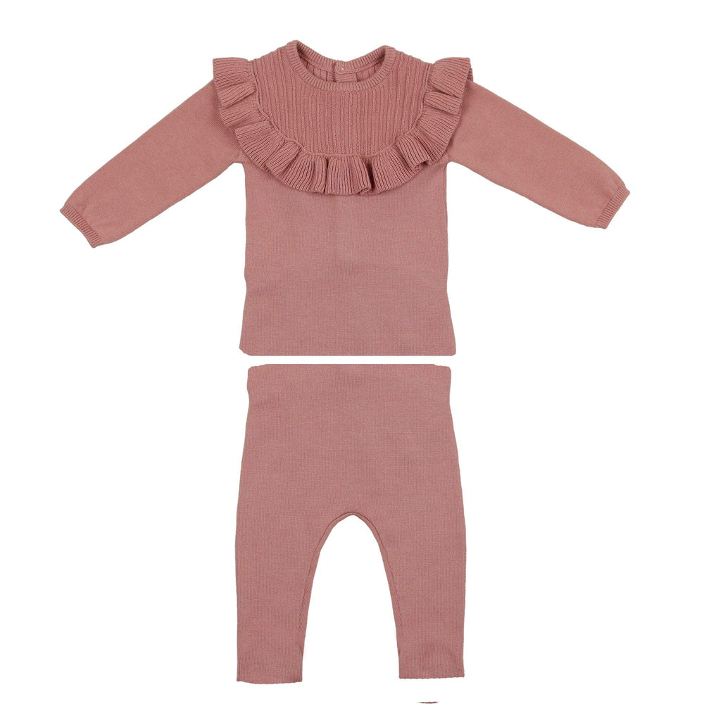 
            
                Load image into Gallery viewer, NooVel, Yoke Collar Knit Two Piece Set - Maniere
            
        