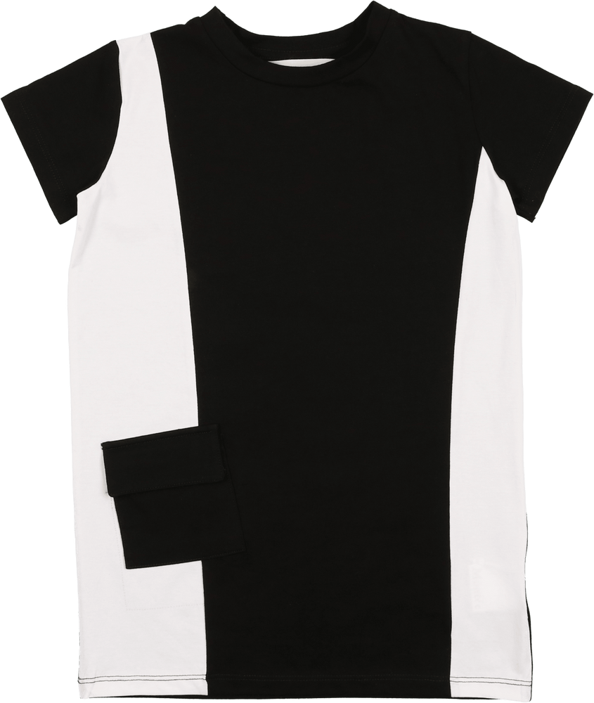 
            
                Load image into Gallery viewer, Colorblock Pocket Short Sleeves Tee - Maniere
            
        