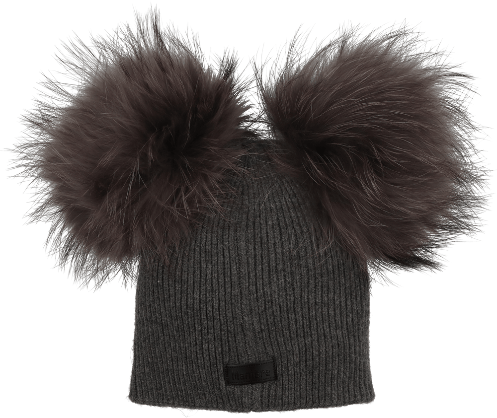 
            
                Load image into Gallery viewer, Double Pom Pom Wool Hat - Maniere
            
        