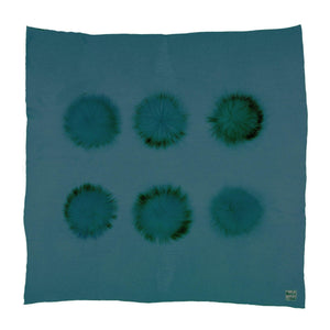 
            
                Load image into Gallery viewer, Wool Pom Knit Blanket Baby Blanket Maniere Accessories Teal 
            
        
