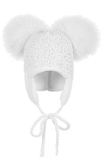 Sparkle Baby Tie Hat Maniere Accessories White 